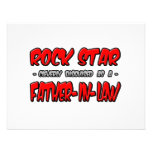 Rock Star...Father-In-Law Custom Invitation