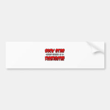 Rock Star...Firefighter Bumper Sticker