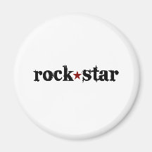 Rock Star Fridge Magnet