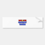 Rock Star Geography Teacher Bumper Sticker
