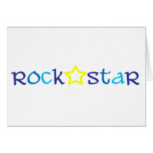 Rock Star Greeting Card