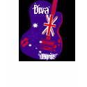 "Rock Star Guitar - Brit Diva" T-Shirt