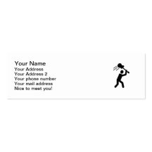 Rock star guitar business card templates