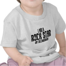 Rock Star In Slovenia T-shirts