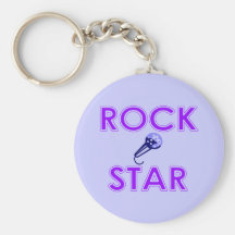 Rock Star Keychain