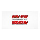 Rock Star...Librarian photo cards