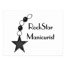 Rock Star Manicurist Post Card