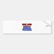 Rock Star Middle School Teacher Bumper Stickers