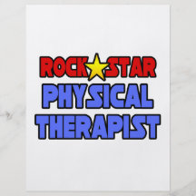 Rock Star Physical Therapist Full Color Flyer