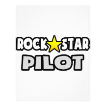 Rock Star Pilot Customized Letterhead