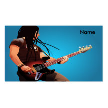 ROCK STAR PROFILE CARD BUSINESS CARD TEMPLATES