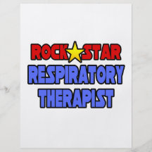 Rock Star Respiratory Therapist Flyer Design