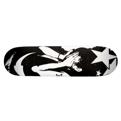 rock star skateboard deck