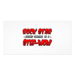 Rock Star...Step-Mom Custom Photo Card