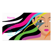 Rock Star-Style Beauty Business Card