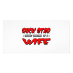 Rock Star...Wife photo cards