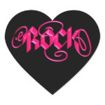 Rock Heart Stickers