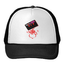 Rock Tape Love - Emo Music Cassette Rock Heart Hats