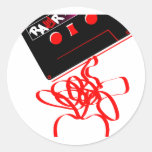 Rock Tape Love - Emo Music Cassette Rock Heart Stickers