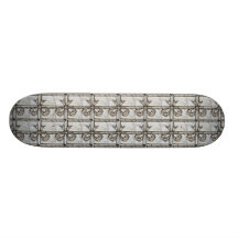 Rock Tiles With Bows Skate Board