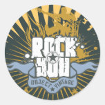Rock You Tshirts and Gifts Round Stickers