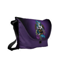 Rockabilly Baby Tattoo Angel Messenger Bag