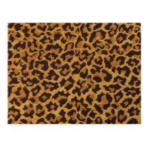 Rockabilly rab Leopard Print Gifts & Collectibles Postcard