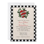 Rockabilly Wedding Custom Announcements