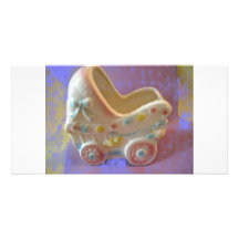 Rockabye Baby Buggy/shower gifts Photo Card Template