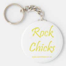 rockchickswriting_yellow porte-clef
