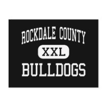 Rockdale County - Bulldogs - High - Conyers Post Card