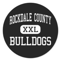 Rockdale County - Bulldogs - High - Conyers Round Sticker