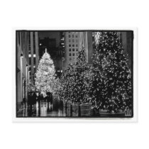 Rockefeller Centre Christmas Tree Postcard