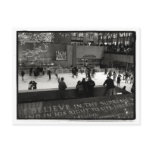 Rockefeller Centre Ice Rick Postcard