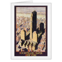 Rockefeller Centre New York Greeting Card