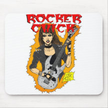 Rocker Chick Mousepads