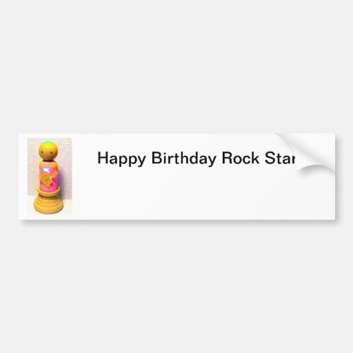 Rocker Girl Peg, rocker Betty Bumper Stickers