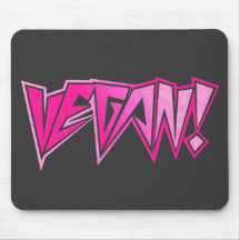 Rocker Pink Vegan Mouse Pad