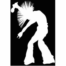 Rocker Silhouette Acrylic Cut Outs