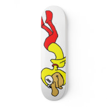 rocket head deck custom skateboard