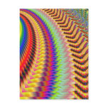 Rocket Man Firework Fractal Post Cards