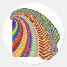 Rocket Man Firework Fractal Sticker