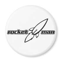 Rocket Man magnets
