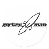 Rocket Man stickers