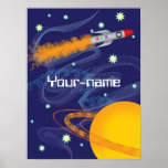 Rocket Personalized Poster