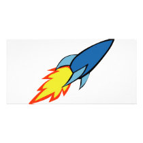 Rocket Personalized Photo Card