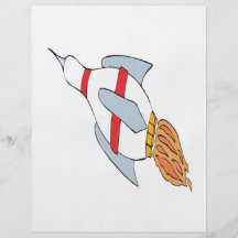 Rocket Pin Personalized Flyer