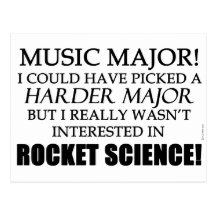 Rocket Science Post Card