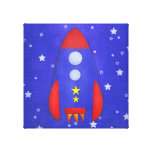 Rocket Ship Canvas Print