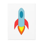 Rocket Ship Postcards